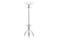 Coat Rack, Hall Tree, Free Standing, 12 Hooks, Entryway, 70"H, Umbrella Holder, Contemporary & Modern