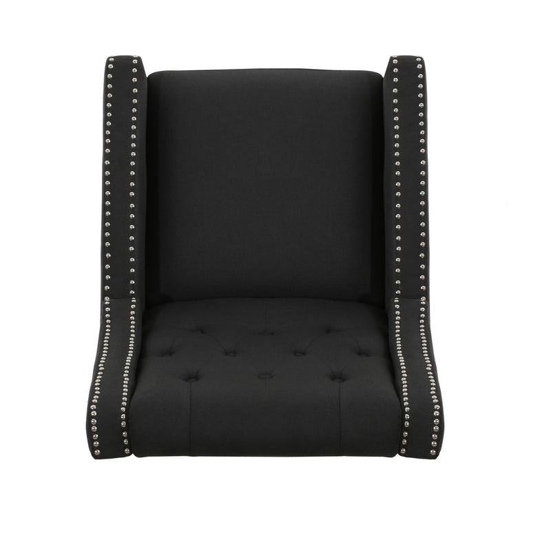 Push Back Chair Classic Fabric - Dark Gray