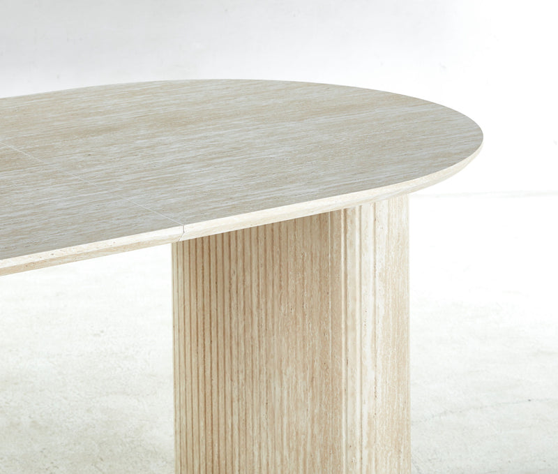 Extensible Table Leg, Dining Table, Office Table, Coffee Table, MDF Leg - Ameican White Oak