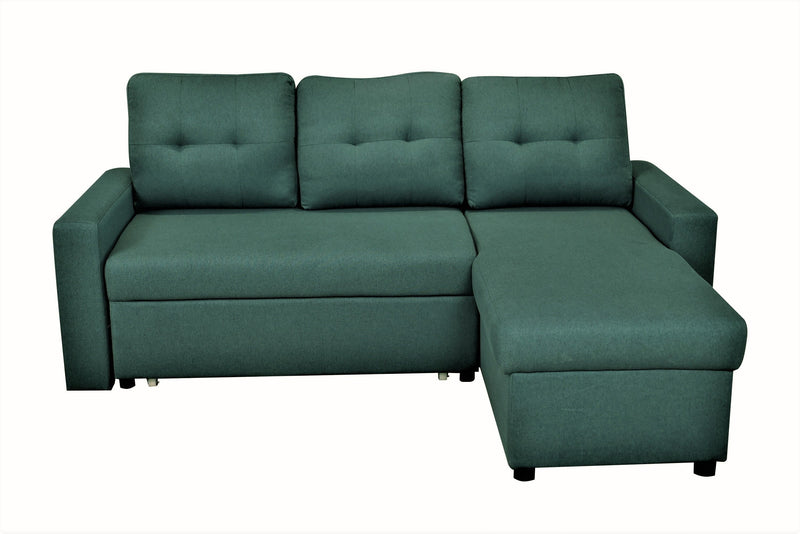 Convertible L Shaped Sectional Sleeper Sofa Bed, Saving Pull Out Couch