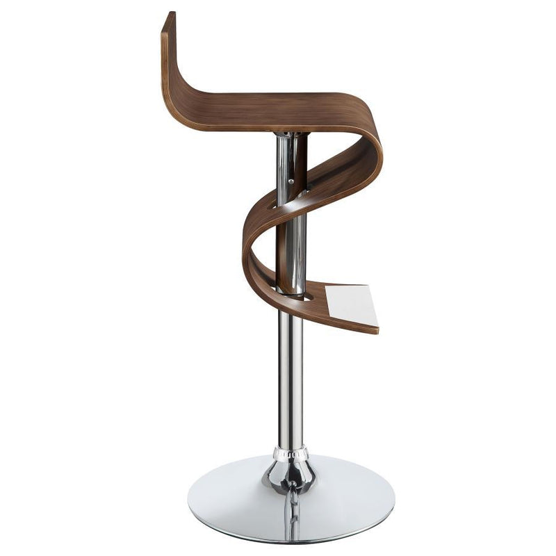 Covina - Adjustable Bar Stool - Walnut