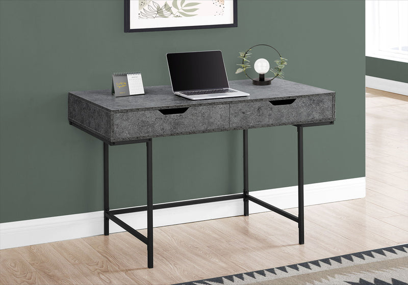 Computer Desk For Home Office, Laptop, Storage Drawers, Contemporary & Modern