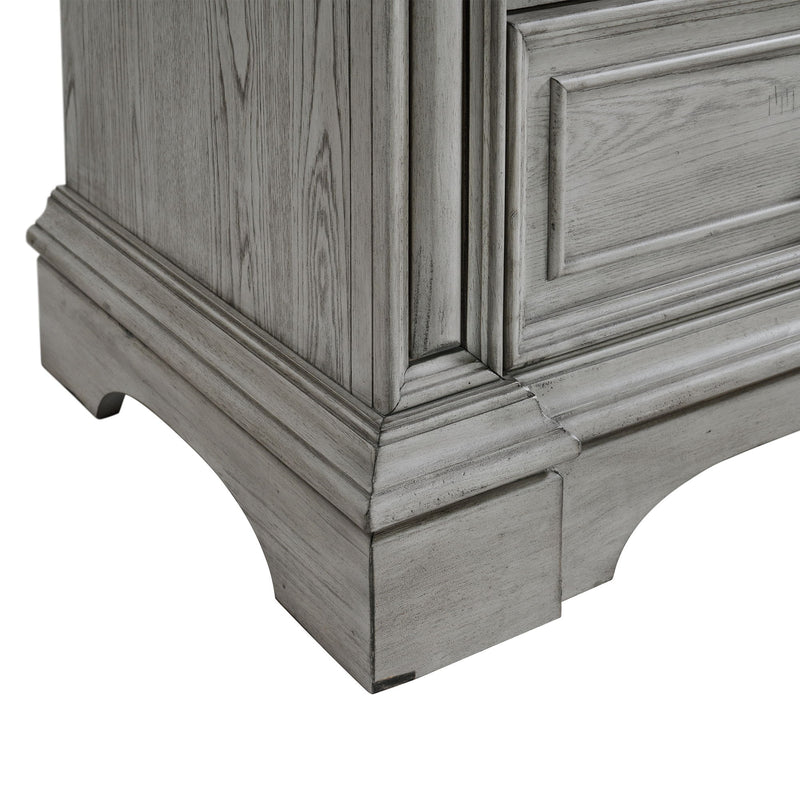 Glenmore - 8-Drawer Dresser - Aged Gray