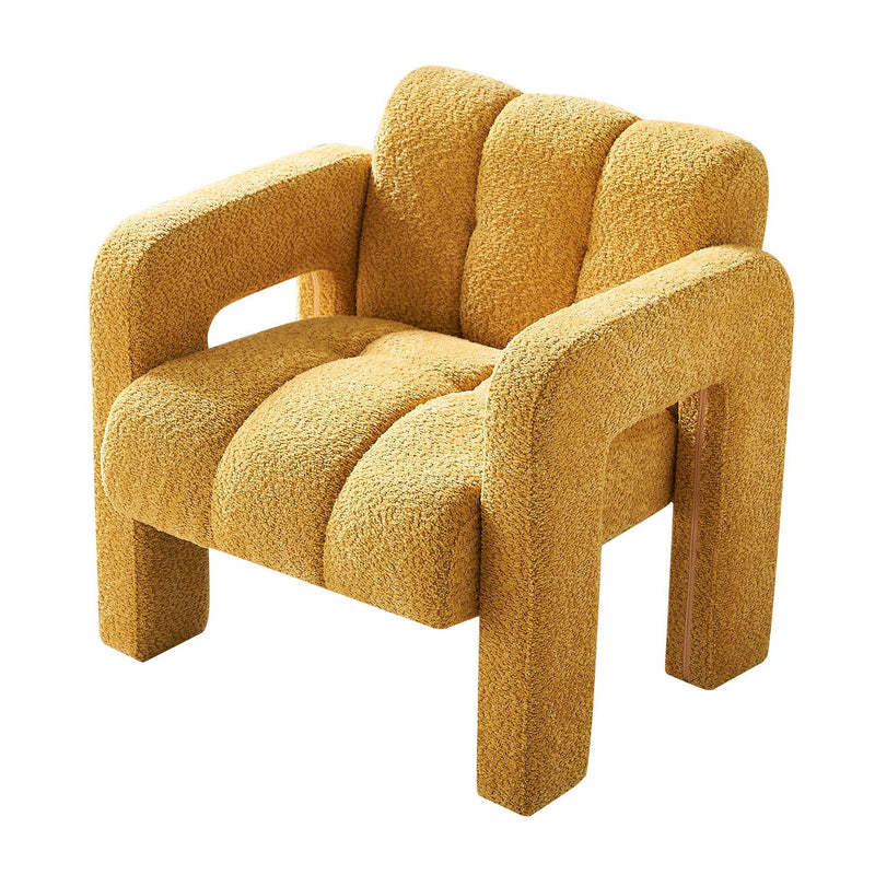 31.10" Boucle Upholstered Accent Chair