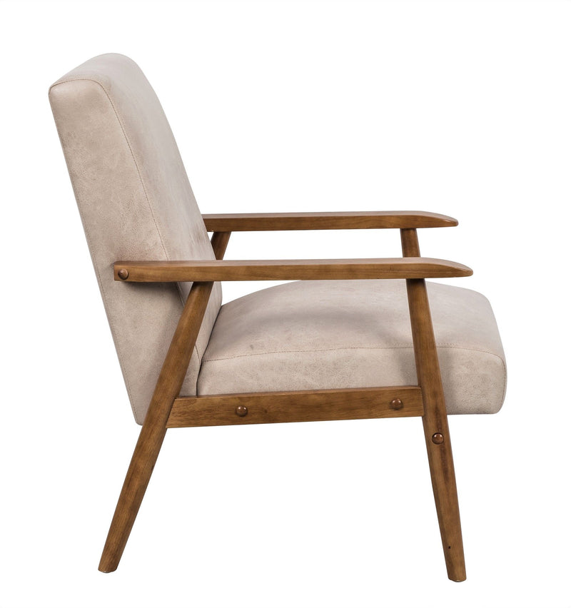 Wide Classic Mid-Century Modern Arm Chair