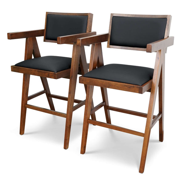 Athena - Counter Chair - Black / Brown