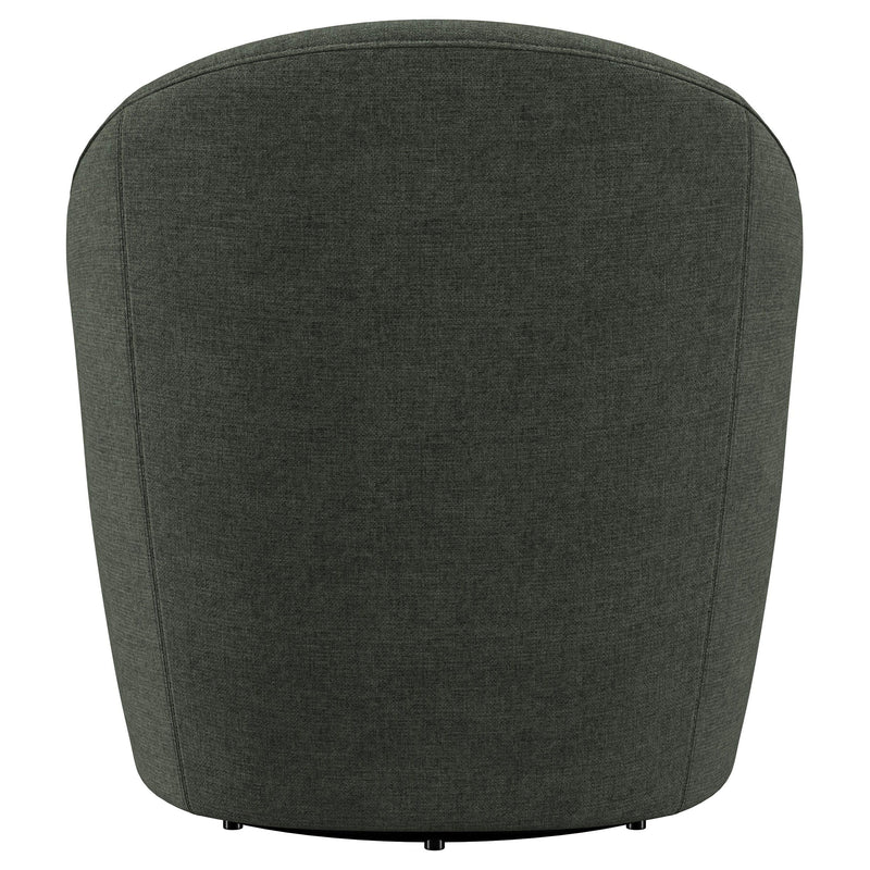 Leon - Upholstered Barrel Accent Swivel Chair