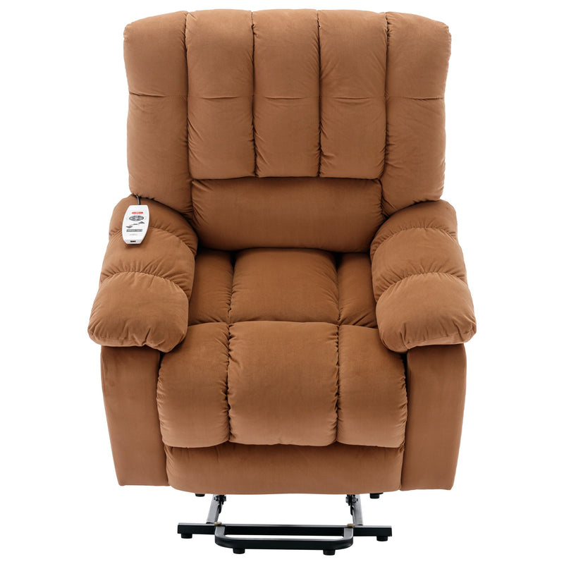 Massage Recliner Chair Electric Power Lift Recliner Chairs With Heat, Vibration, Side Pocket For Living Room Bedroom