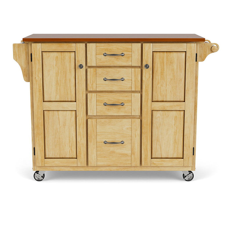 Create-A-Cart - Kitchen Cart - Wood Top