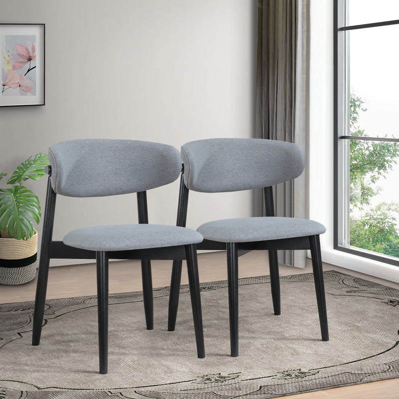 Korbin - Dining Chair (Set of 2) - Gray / Light Gray