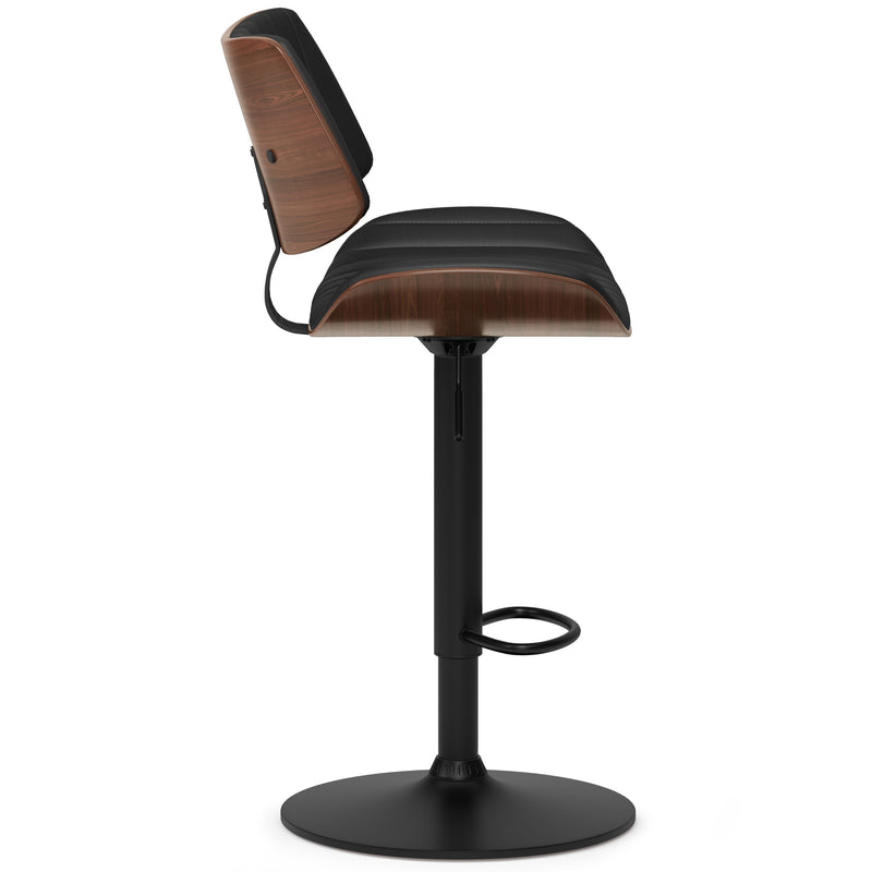 Novak - Adjustable Bar Stool - Black