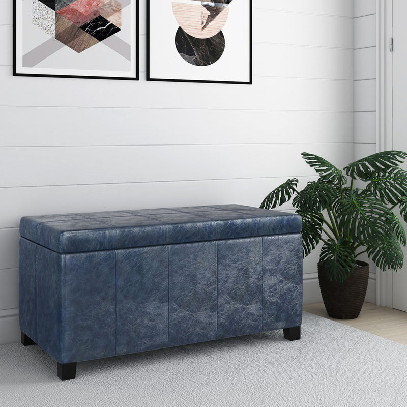 Dover - Upholstered Storage Ottoman Bench