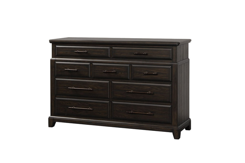 9 Drawer Dresser - Mahogany