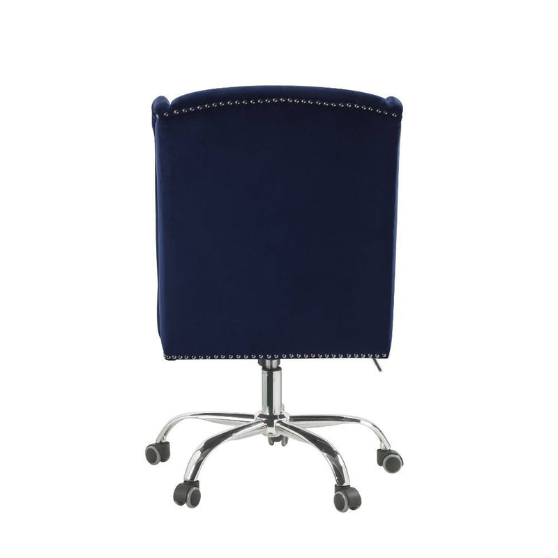 Jamesia - Office Chair - Midnight Blue Velvet