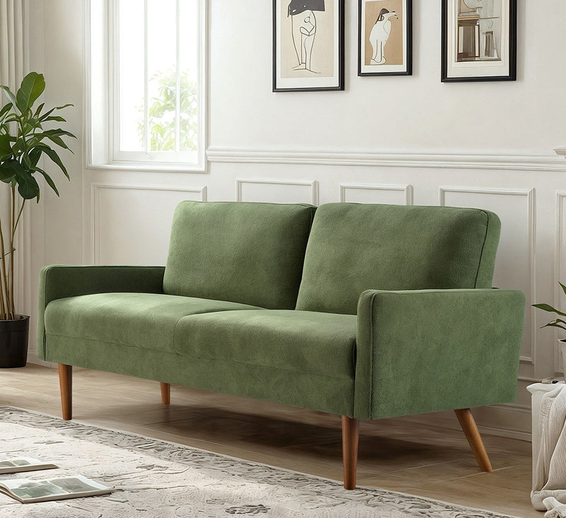 Sofa, European Style With Sleek Design, Modern & Vintage Flair, Upholstered 3 Seater Couch