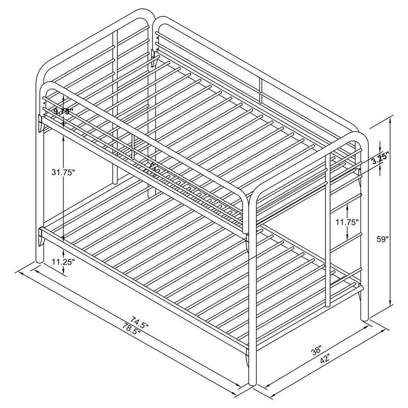 Morgan - Metal Bunk Bed