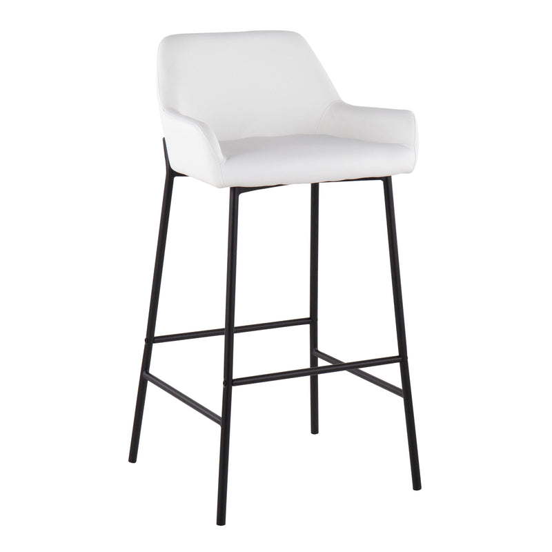 Daniella - Stylish Design Industrial Fixed Height Bar Stool (Set of 2)