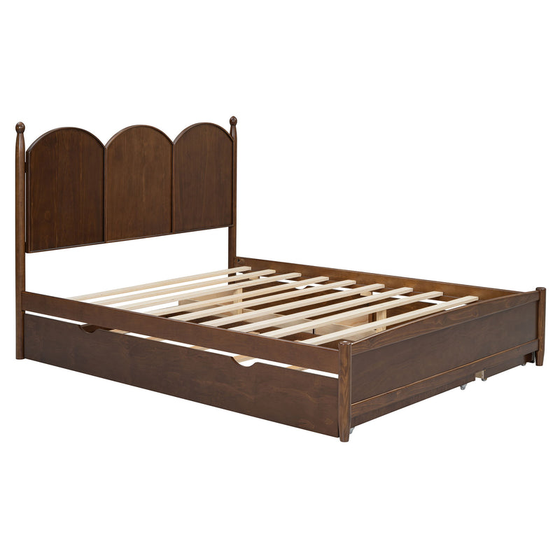 Platform Bed With With 2 Big Drawers And Trundle