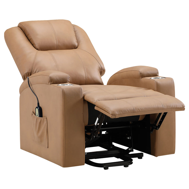 Armstrong - Upholstered Power Lift Massage Recliner