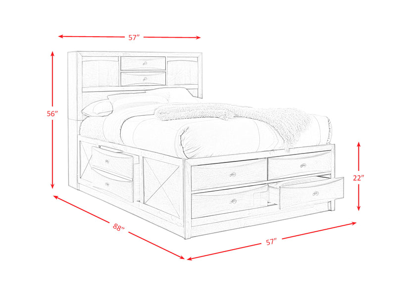 Emily - Storage Bed