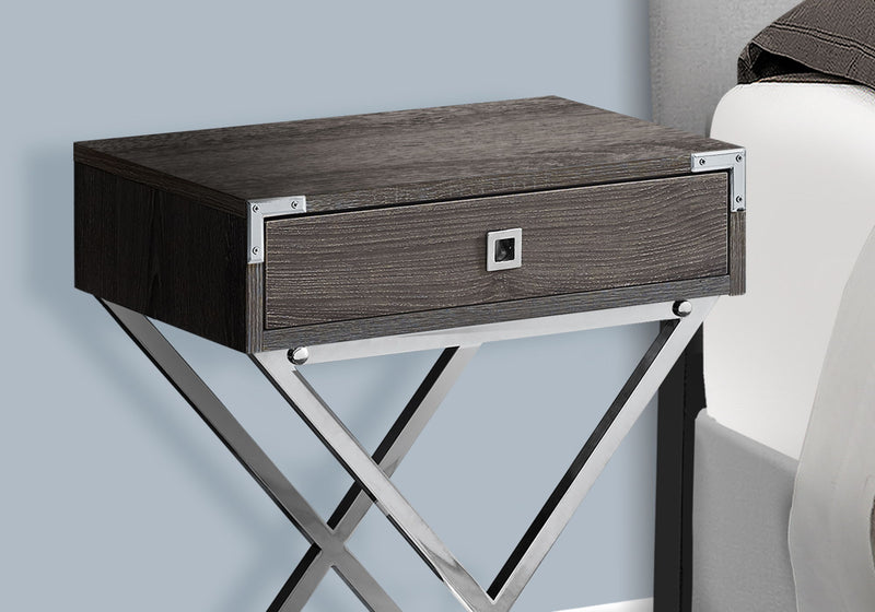 Accent Side Table, Storage Drawer, Stylish Design Contemporary & Modern