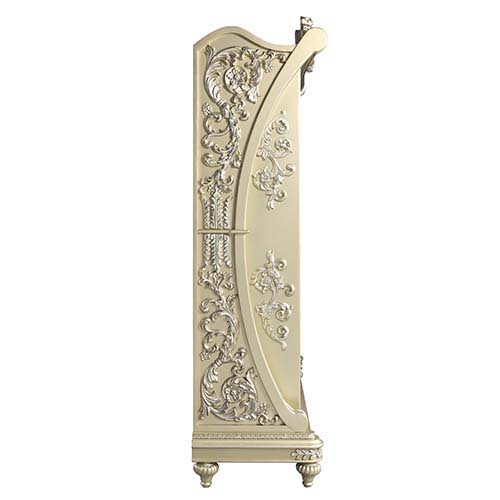 Vatican - Curio - Champagne Silver Finish - Atlantic Fine Furniture Inc