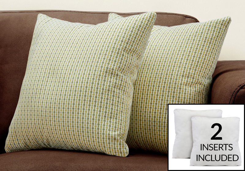 Pillows, Square, Insert Included, Decorative Throw, Hypoallergenic