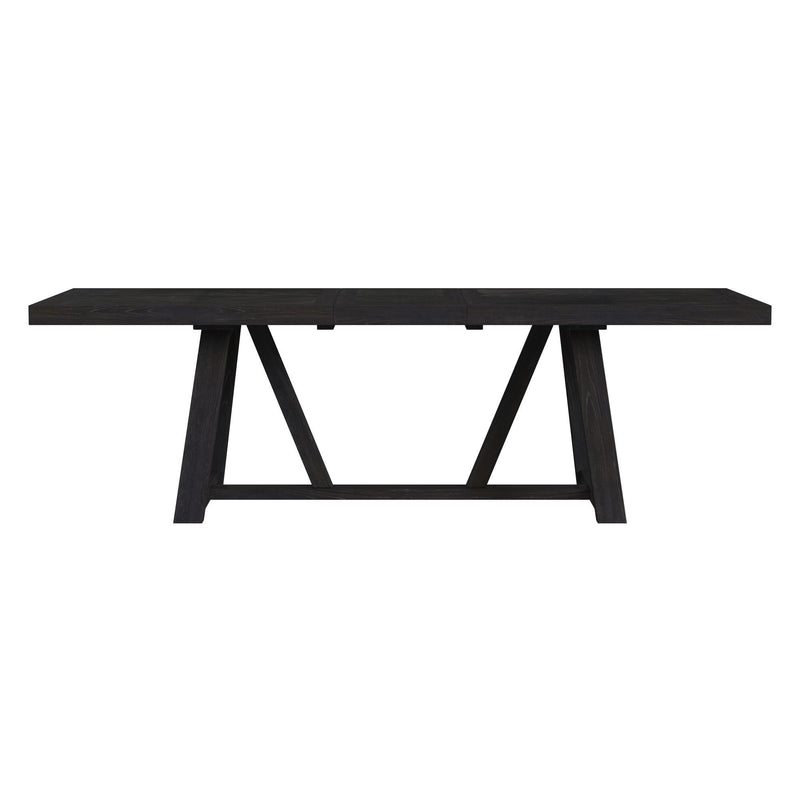 Transcend - Dining Table With 22" Leaf - Charcoal