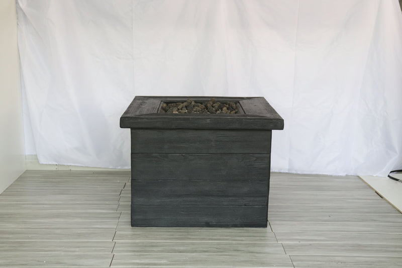 Fiber Reinforced Propane / Natural Gas, Fire Pit Table - Charcoal