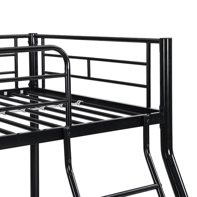 Twin Over Full Metal Bunk Bed - Black