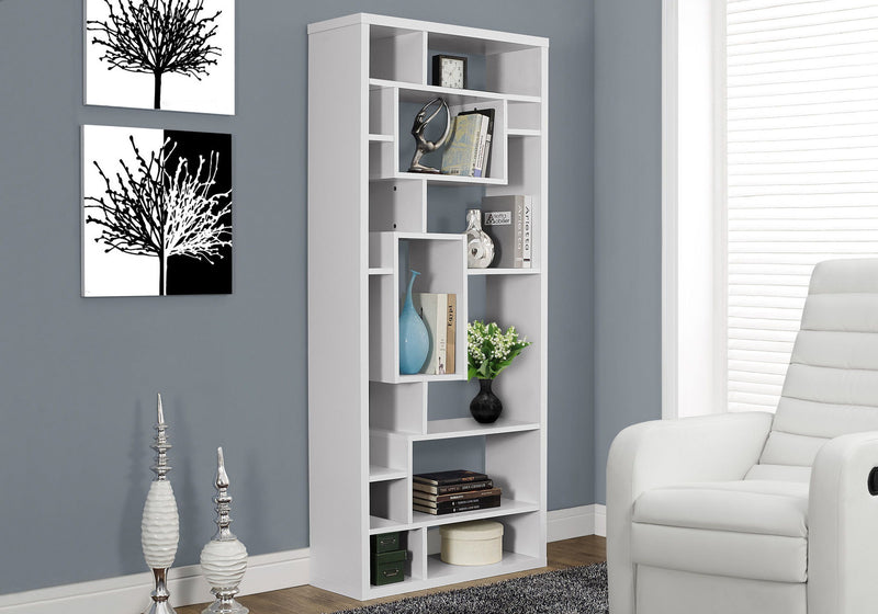 Bookshelf, Etagere, For Office, Contemporary & Modern - White