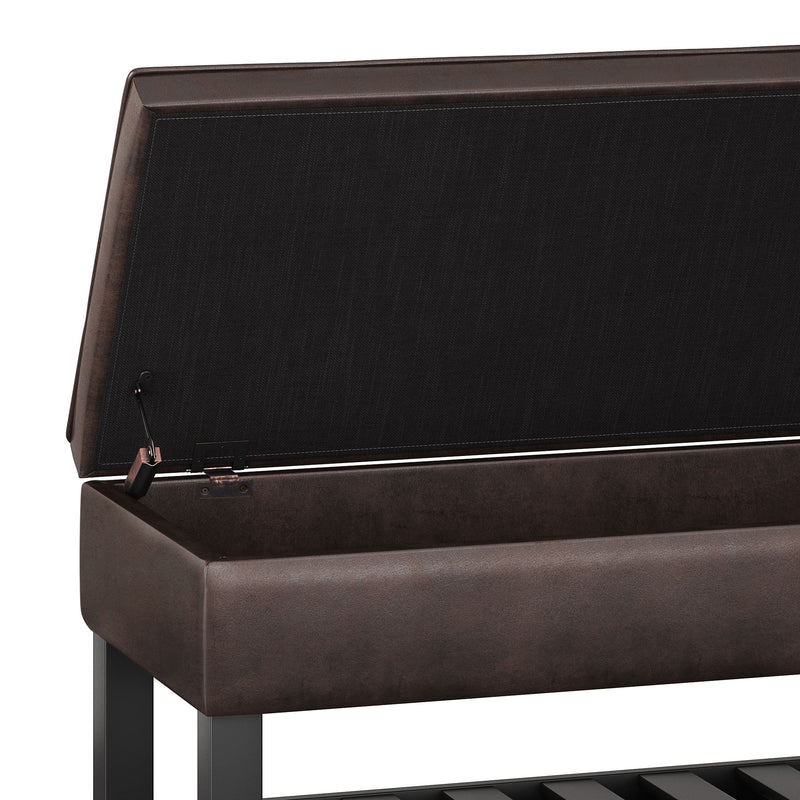 Cosmopolitan - Storage Ottoman Bench With Open Bottom