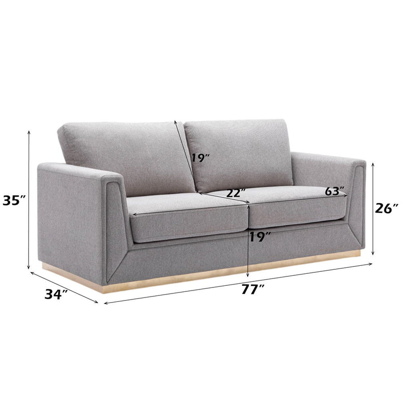 Valin - Sofa - Grey