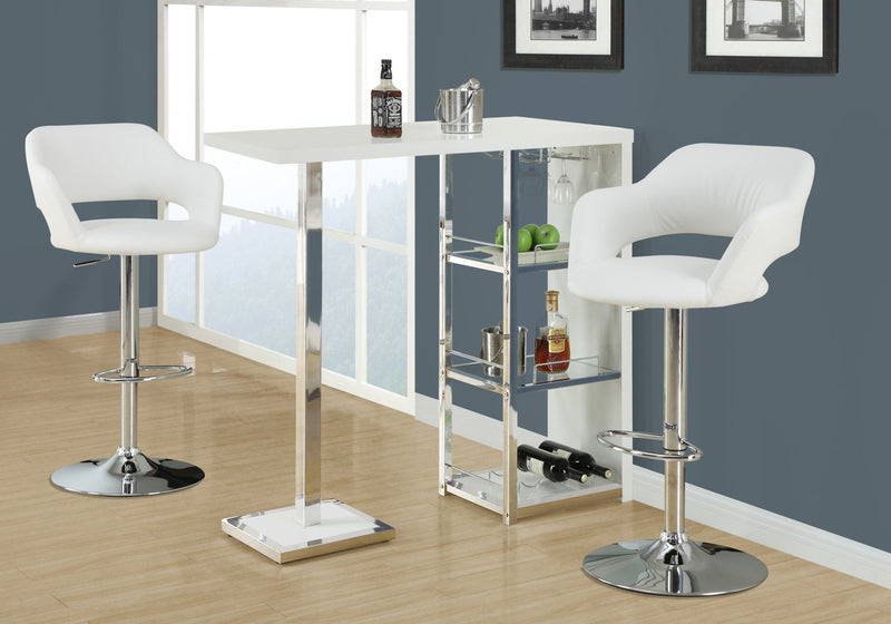 Bar Stool, Swivel, Adjustable Height, Contemporary, Modern