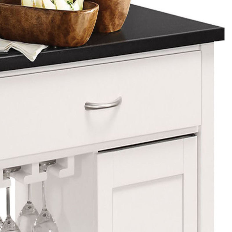 Ottawa - Kitchen Cart - Black / White