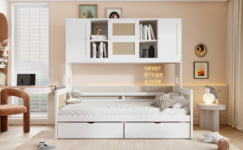 Daybed And All In One Cabinet And Shelf