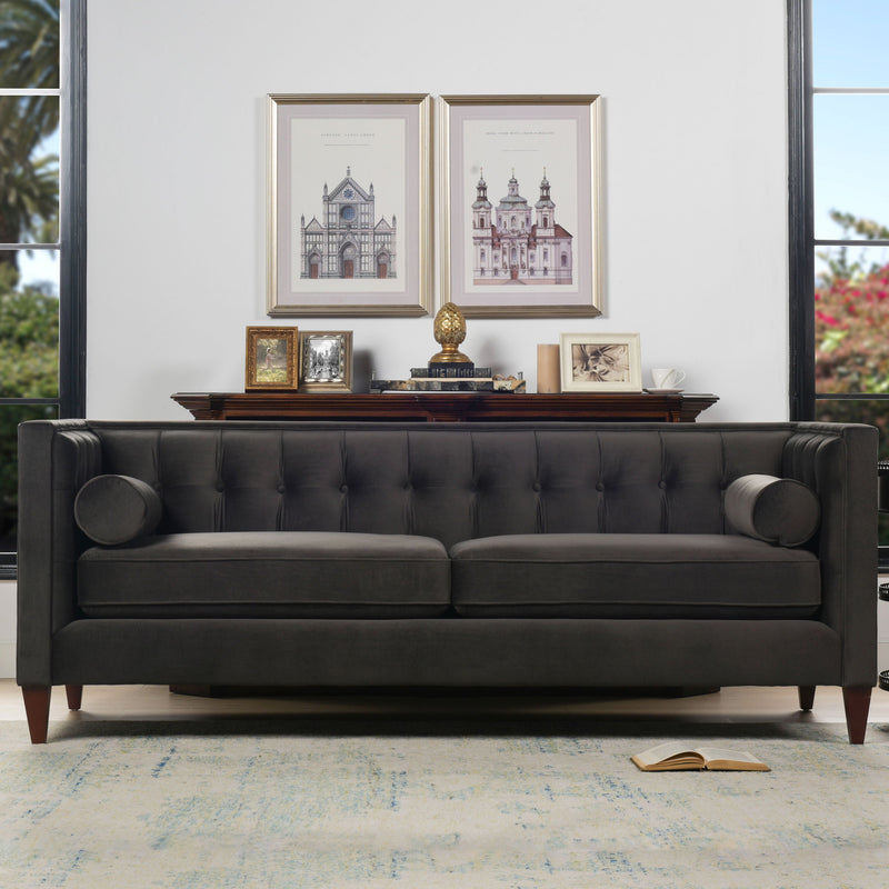 Jack - Modern Tuxedo Tufted Sofa