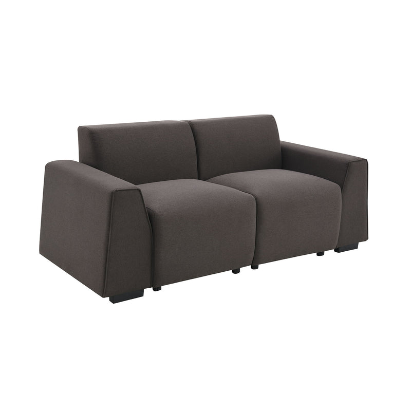 Modern Linen Sofa, Stylish And Minimalist 2-3 Seat Couch, Easy To Install, Exquisite Loveseat With Wide Armrests For Living Room