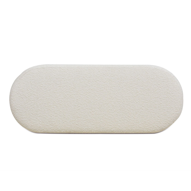 Fuji - Upholstered Oval Storage Bench