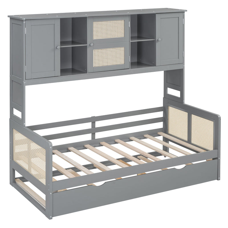 Daybed And All In One Cabinet And Shelf