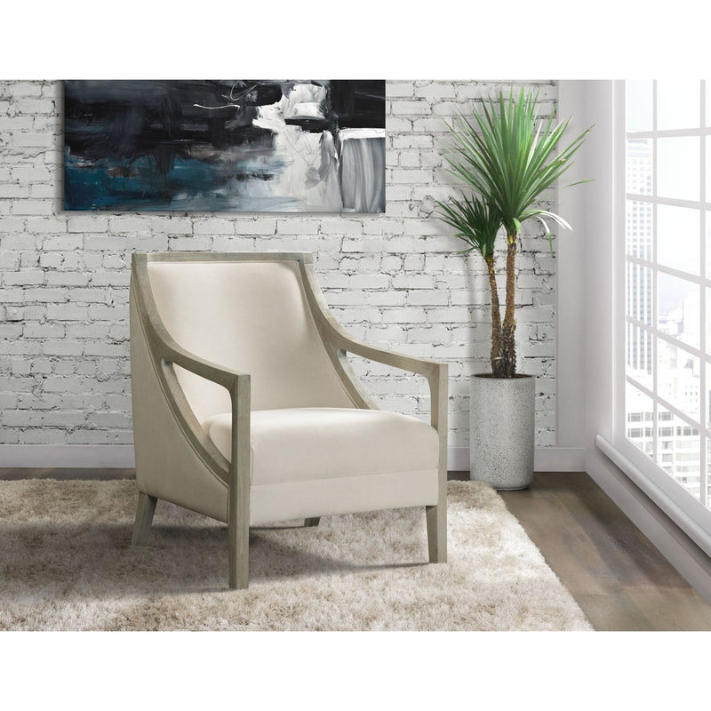 Hopkins - Chair With White Wash Arm - Columbia Natural