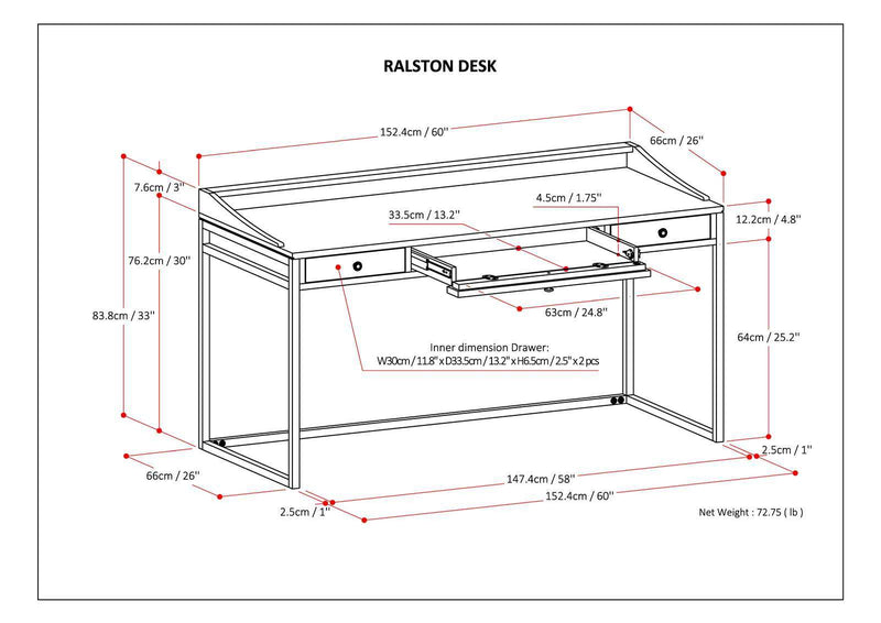 Ralston - Handcrafted Desk