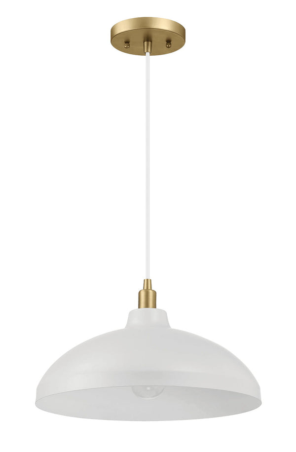 Astral - Single Light Pendant Lamp For Entrance Kitchen Island - Gold / White