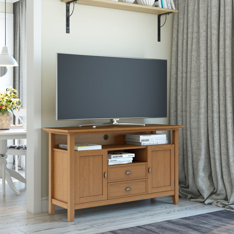 Redmond - Tall TV Media Stand - Light Golden Brown