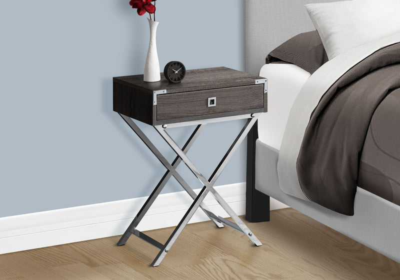 Accent Side Table, Storage Drawer, Stylish Design Contemporary & Modern