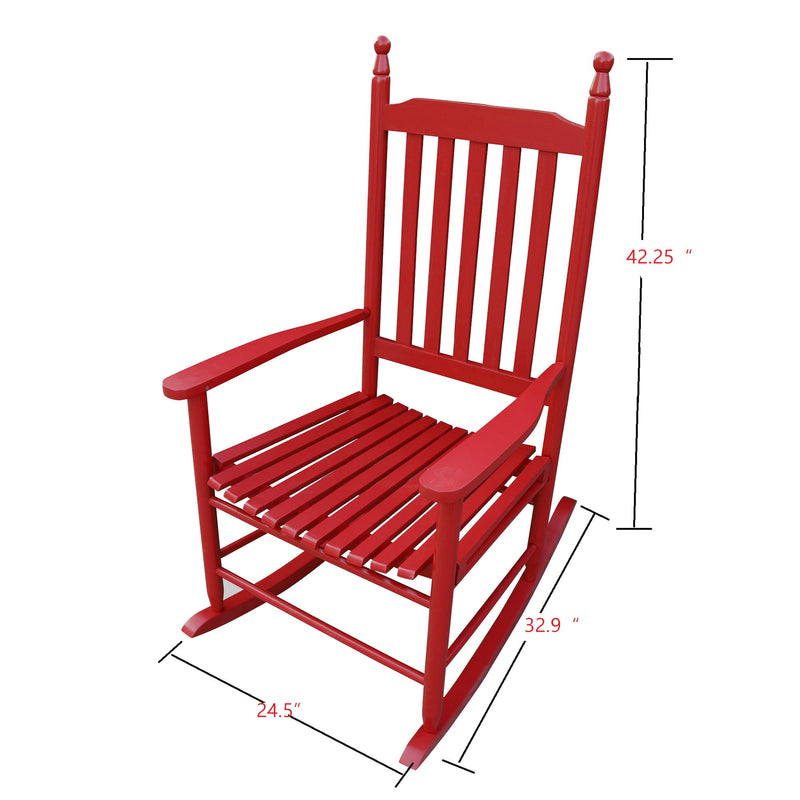 Wooden Porch Rocker Chair