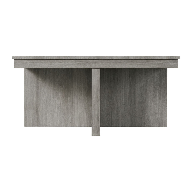 Uster - Coffee Table With Four Storage Stools - Grey