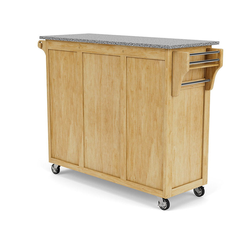 Create-A-Cart - Kitchen Cart - Pepper Granite Top