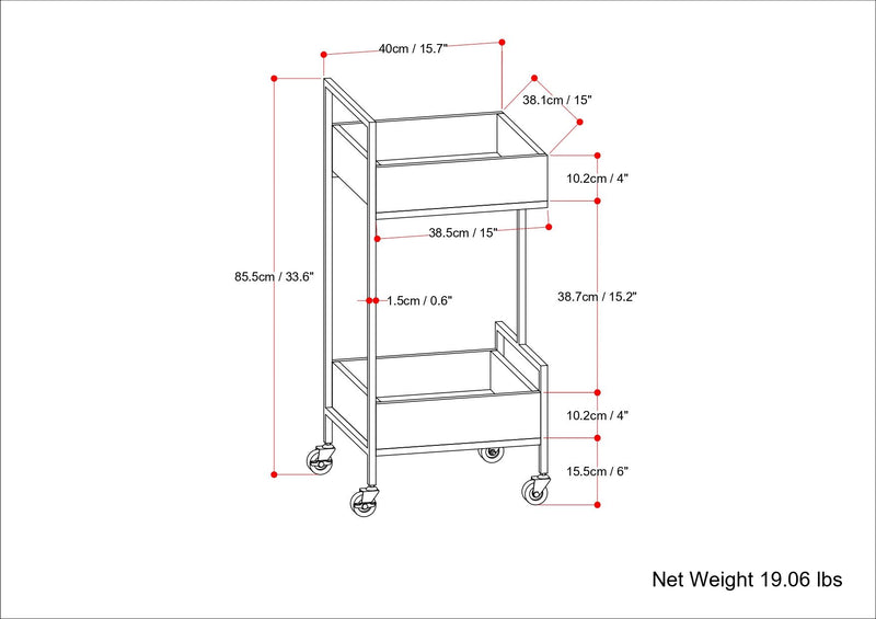 Hobbs - Bar Cart - Natural