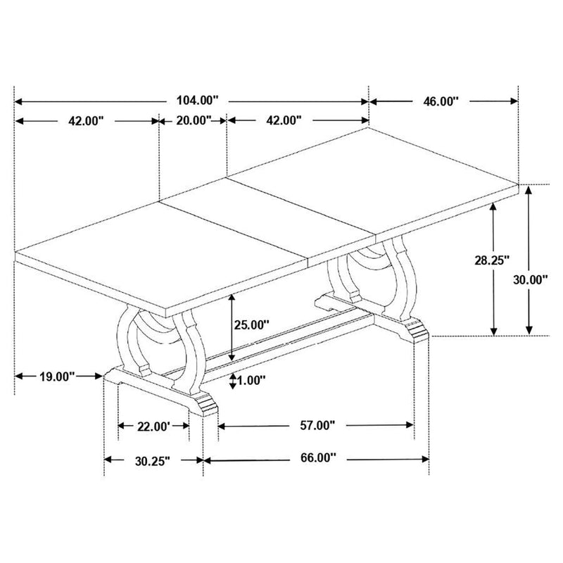 Brockway - Extension Leaf Dining Set